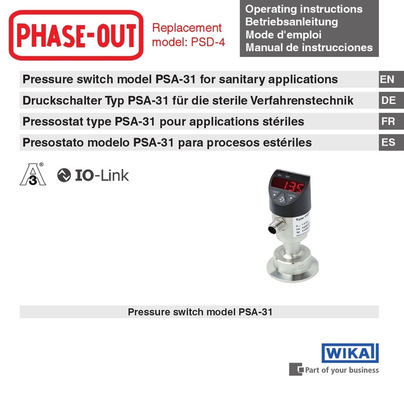 WIKA PSD-4 operating instructions WIKA PSD-4 operating instructions