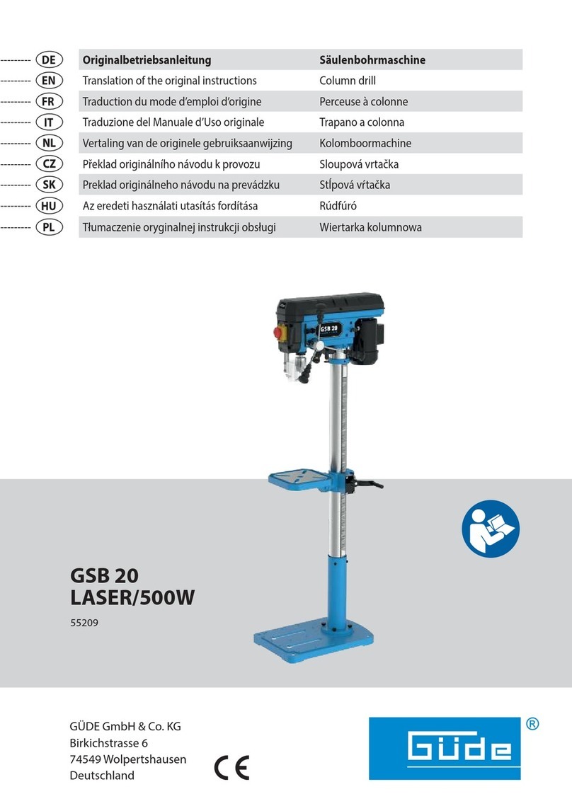 Gude GSB 20 LASER/500W Translation of the original instructions