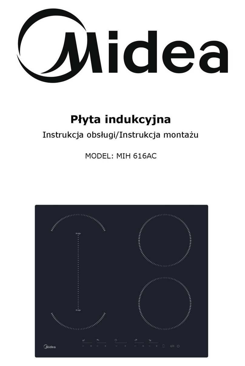 Midea MIH 616AC User manual Midea MIH 616AC User manual