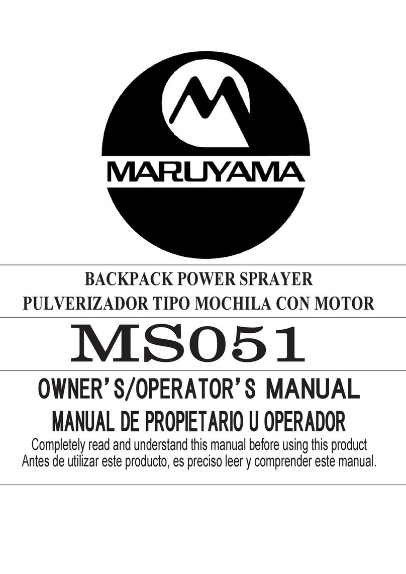 Maruyama MS051 Owner's/operator's manual