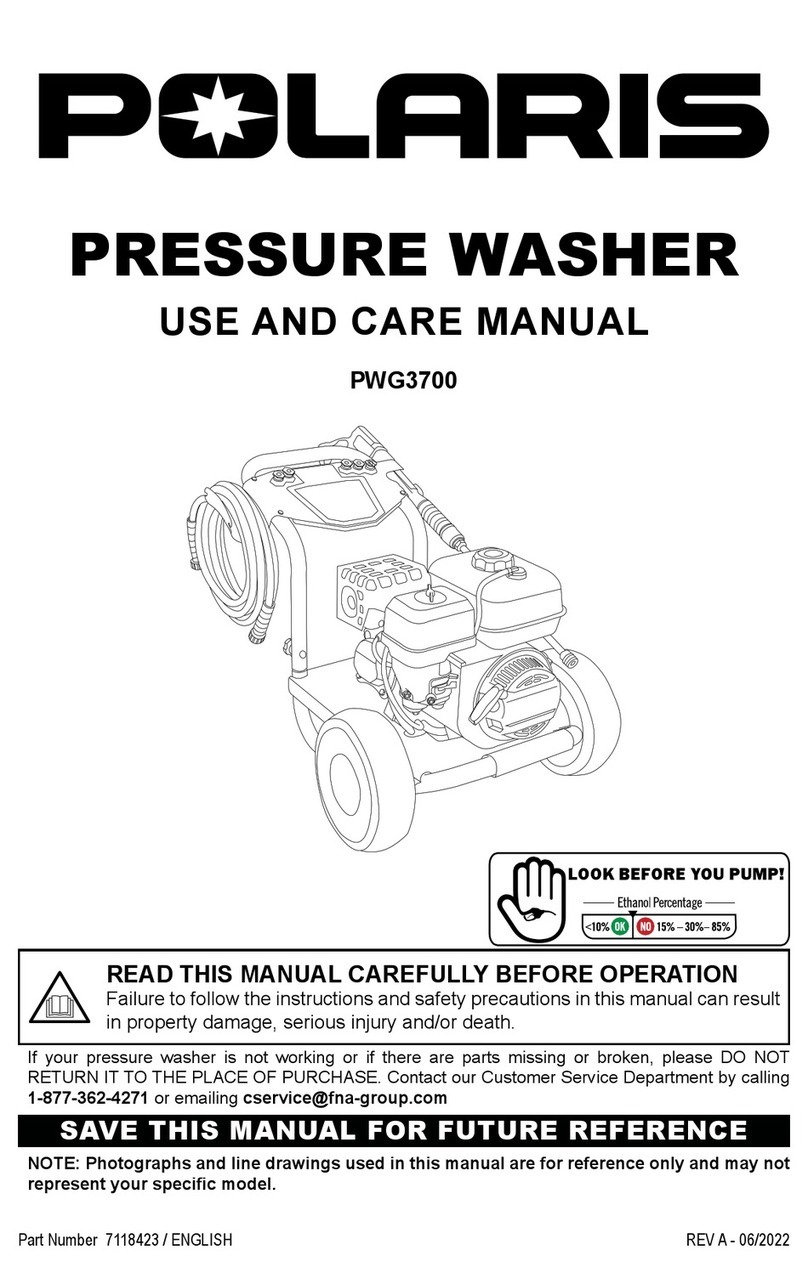 Polaris PWG3700 use and care manual