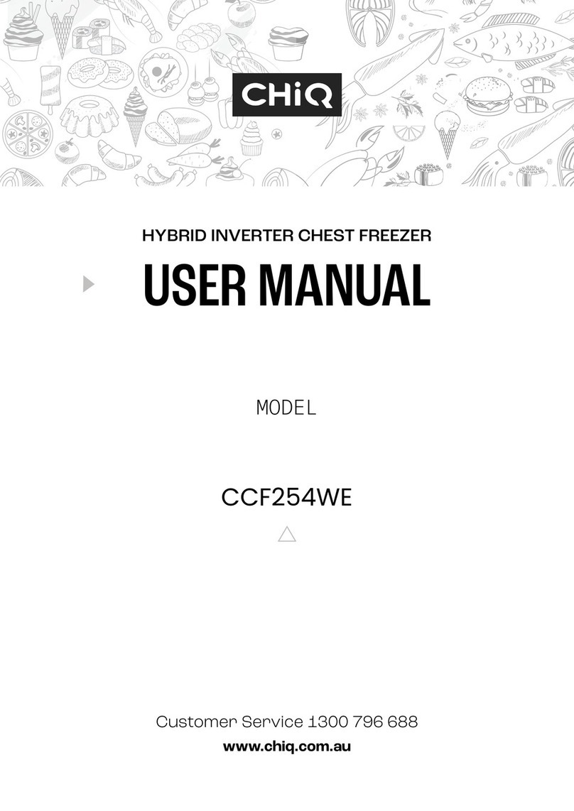 ChiQ CCF254WE User manual