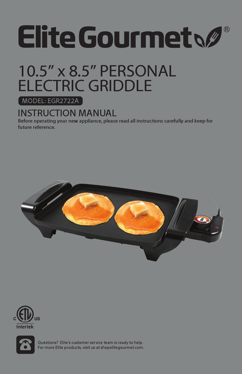 Elite Gourmet EGR2722A instruction manual