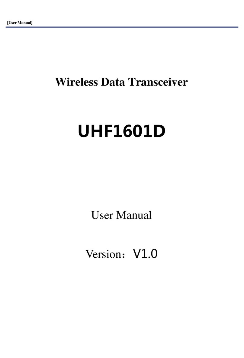 Harxon UHF1601D User manual