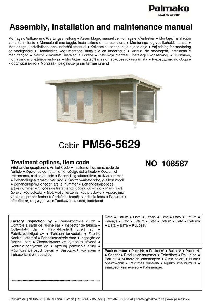 Lemeks 108587 Assembly, installation and maintenance manual