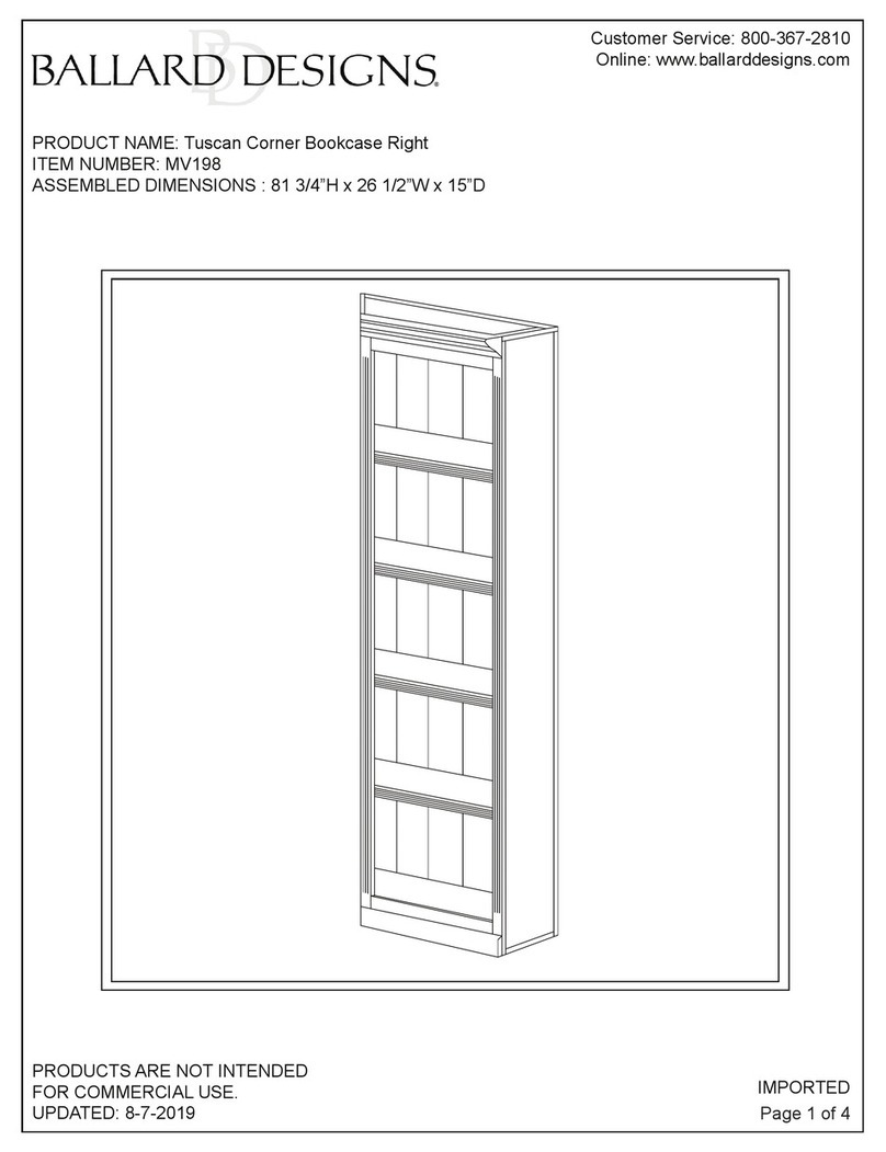 Ballard Designs Tuscan MV198 manual