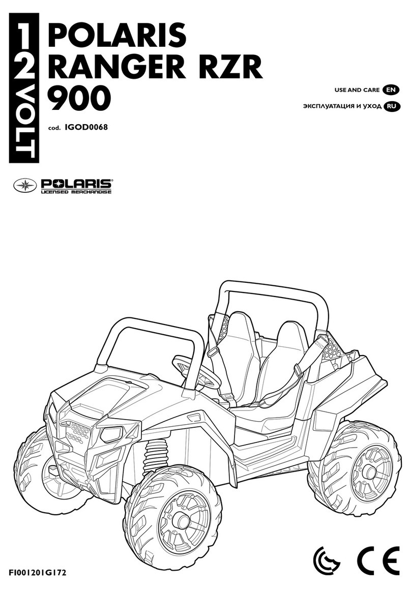 Polaris RANGER RZR 900 Use and care
