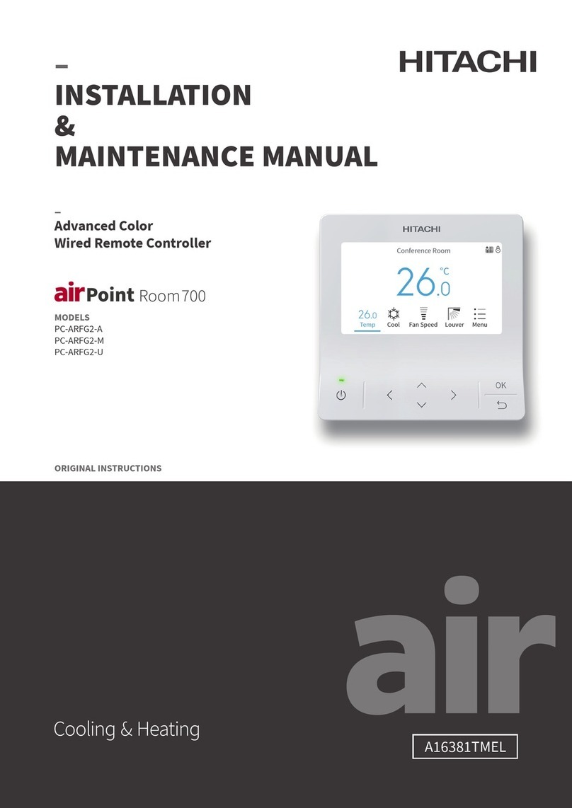 Hitachi PC-ARFG2-M Instruction Manual