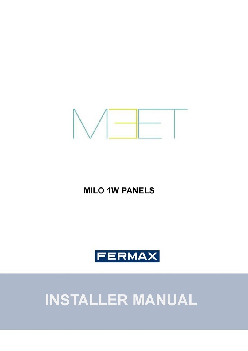 Fermax MEET MILO 1W PANEL User guide