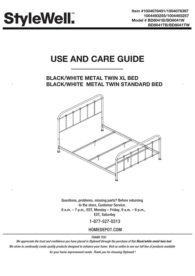 StyleWell BD8041TB User manual StyleWell BD8041TB User manual