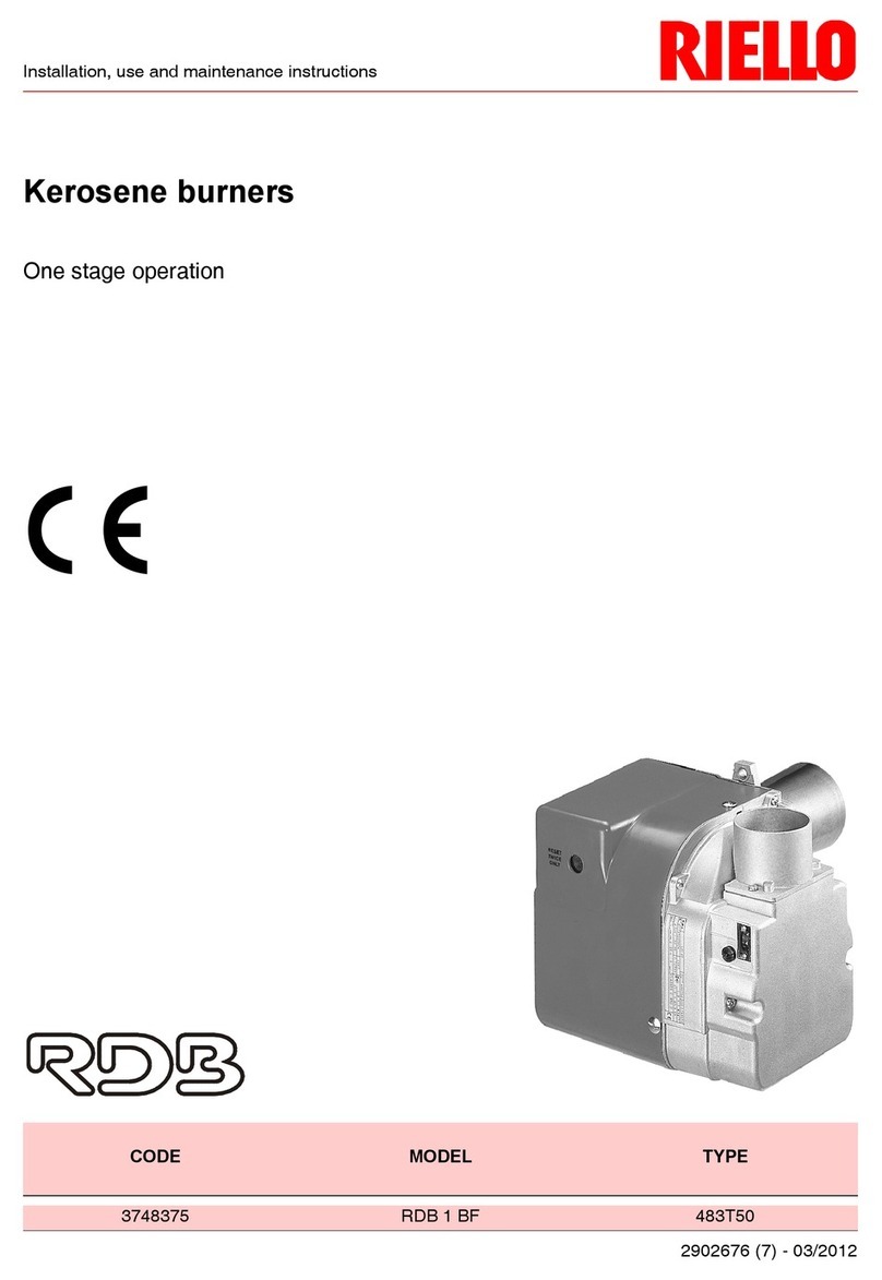 Riello RDB 1 BF Quick start guide