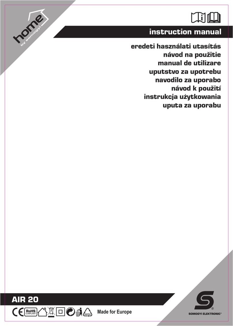 Somogyi home AIR 20 User manual
