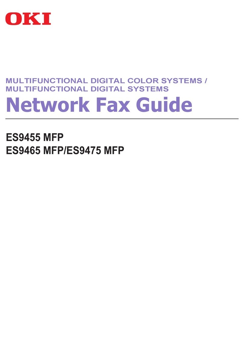 Oki ES9455 MFP User manual