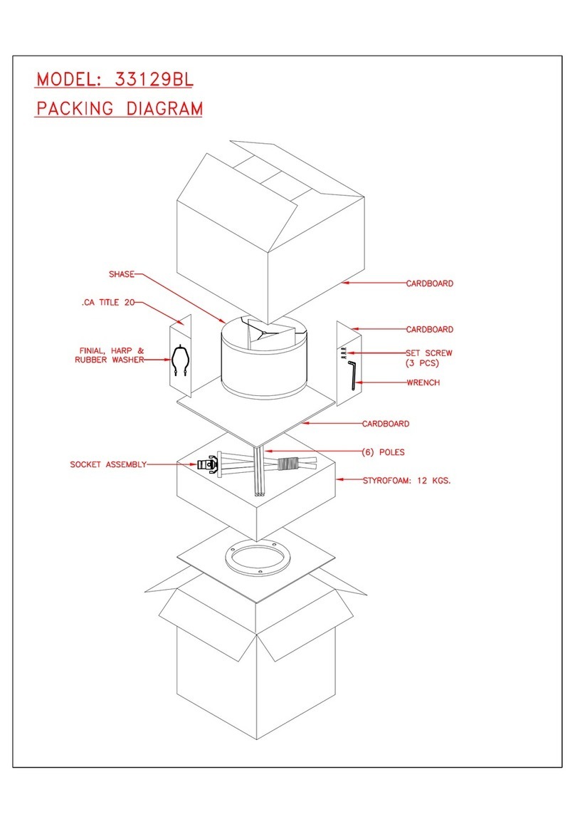Kenroy Home MARIAH User manual
