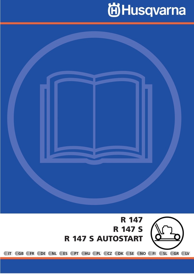 Husqvarna R 147 S instruction manual