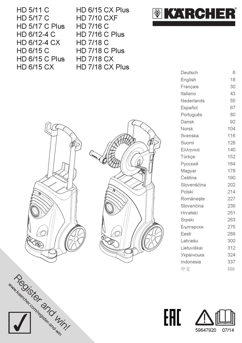 Kärcher HD 6/15 CX Plus manual