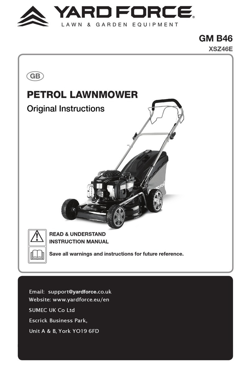Yard force GM B46 User manual