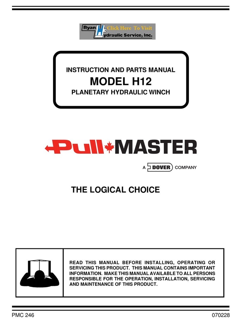 Dover PULL MASTER H12 Technical reference manual