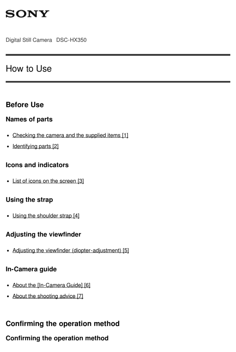 Sony Cyber-shot DSC-HX350 Operating instructions