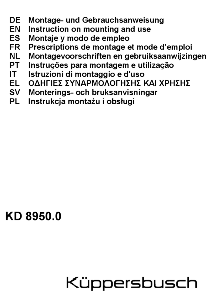 Küppersbusch KD 8950.0 Technical manual