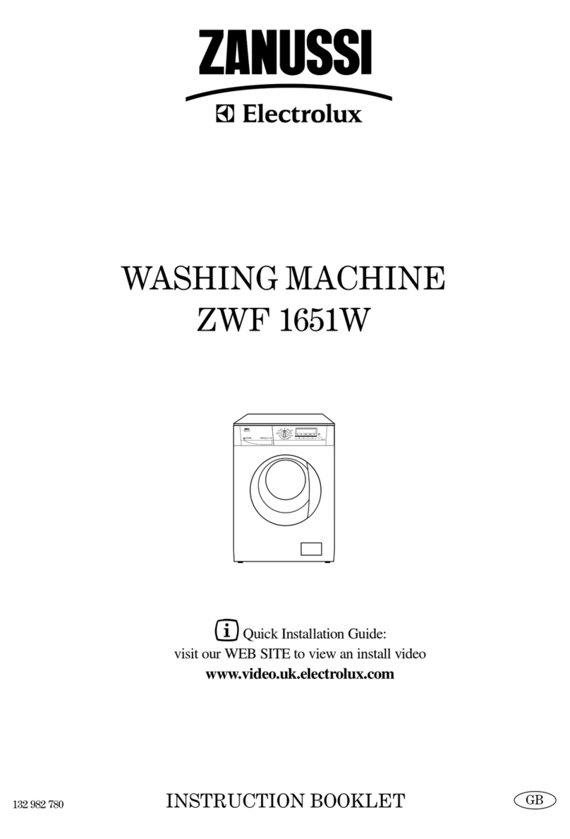 Electrolux Zanussi ZWF 1651 W User manual