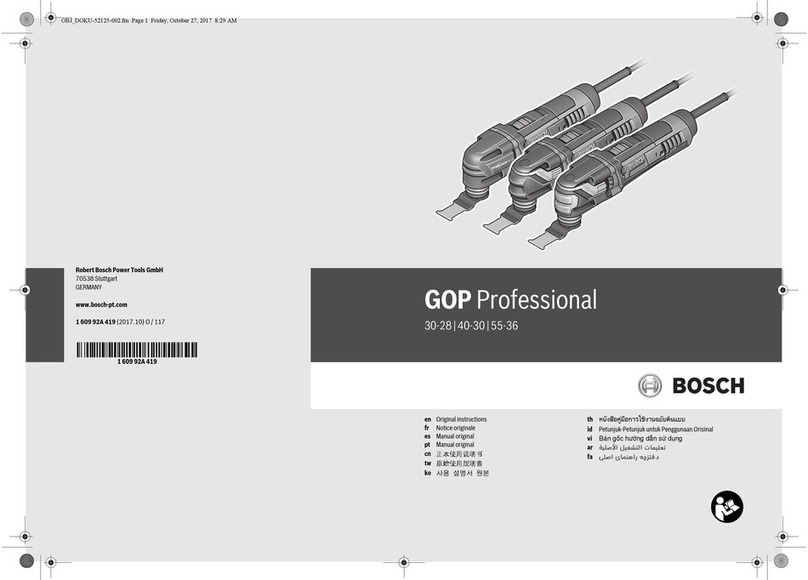 Bosch GOP 40-30 Professional User manual