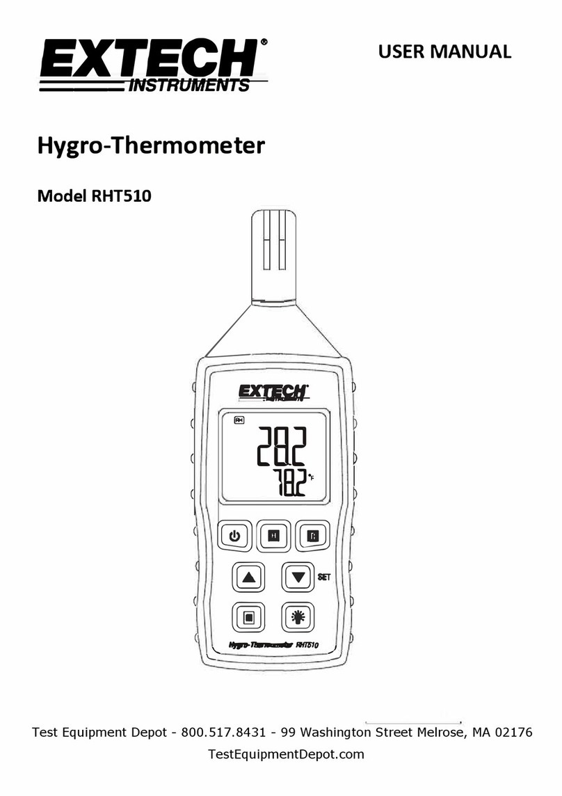 Extech Instruments RHT510-NIST User manual
