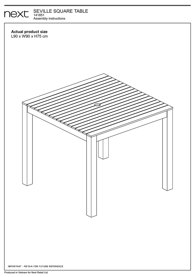 Next SEVILLE 141851 User manual Next SEVILLE 141851 User manual