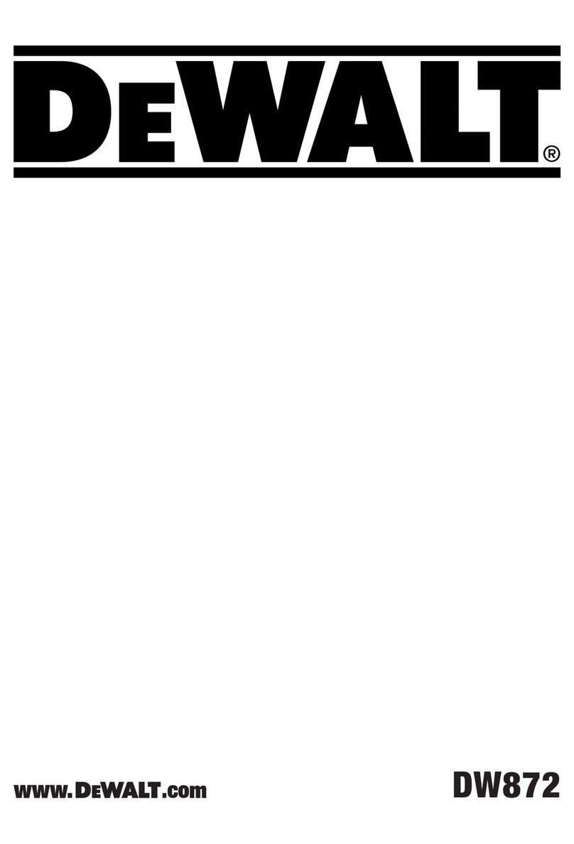 DeWalt DW872-QS User manual