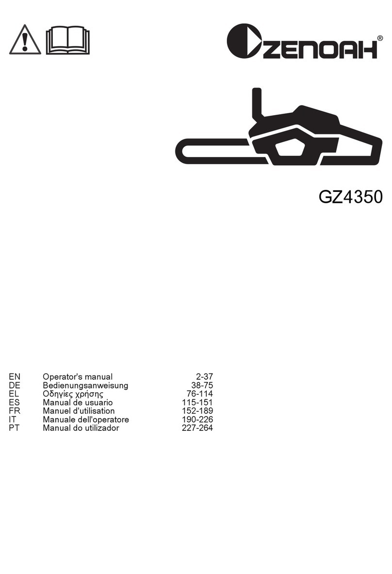 Zenoah GZ4350 User manual Zenoah GZ4350 User manual