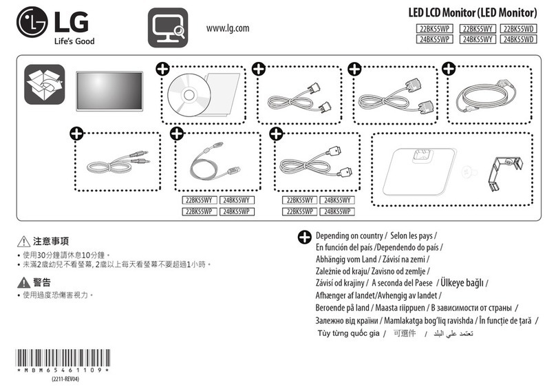 LG 24BK55WP User manual
