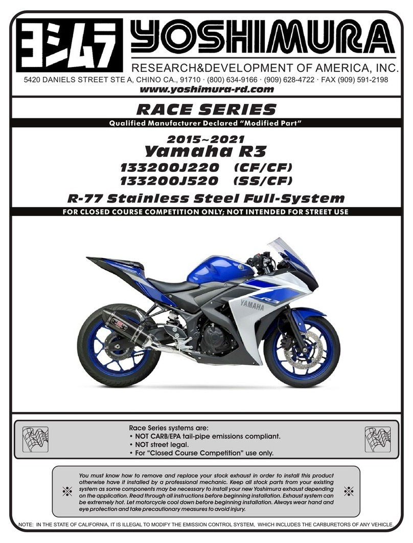 Yoshimura 133200J220 User manual
