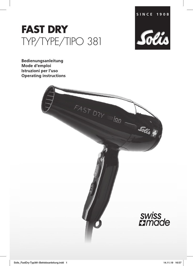 SOLIS FAST DRY 381 User manual