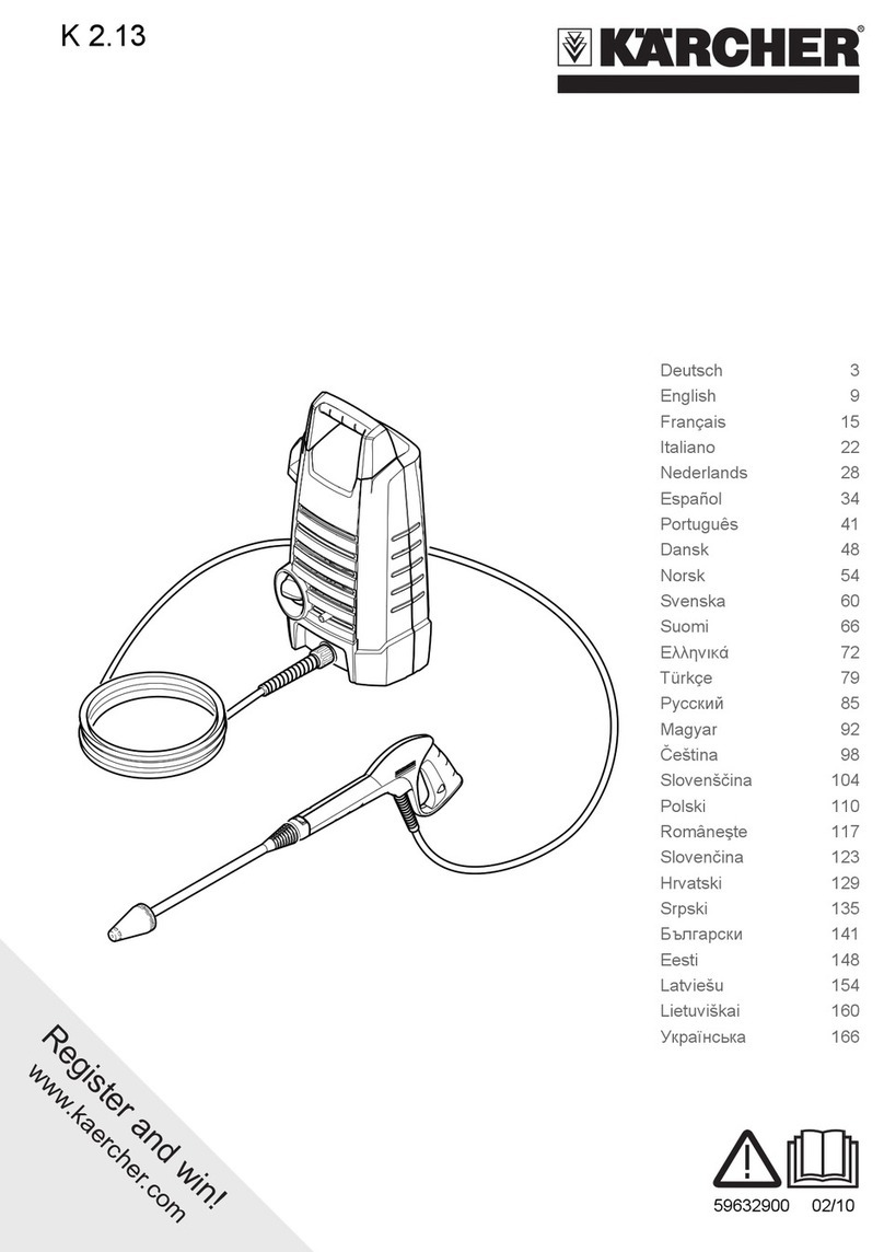 Kärcher K 2.13 instructions