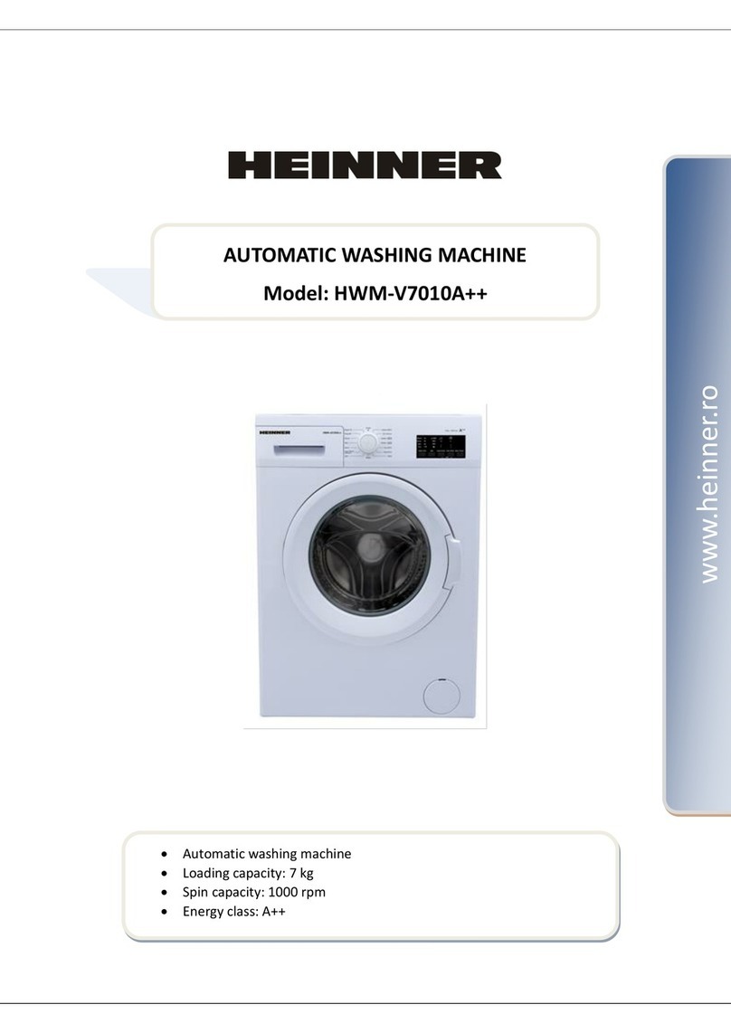 Heinner HWM-V7010A++ manual