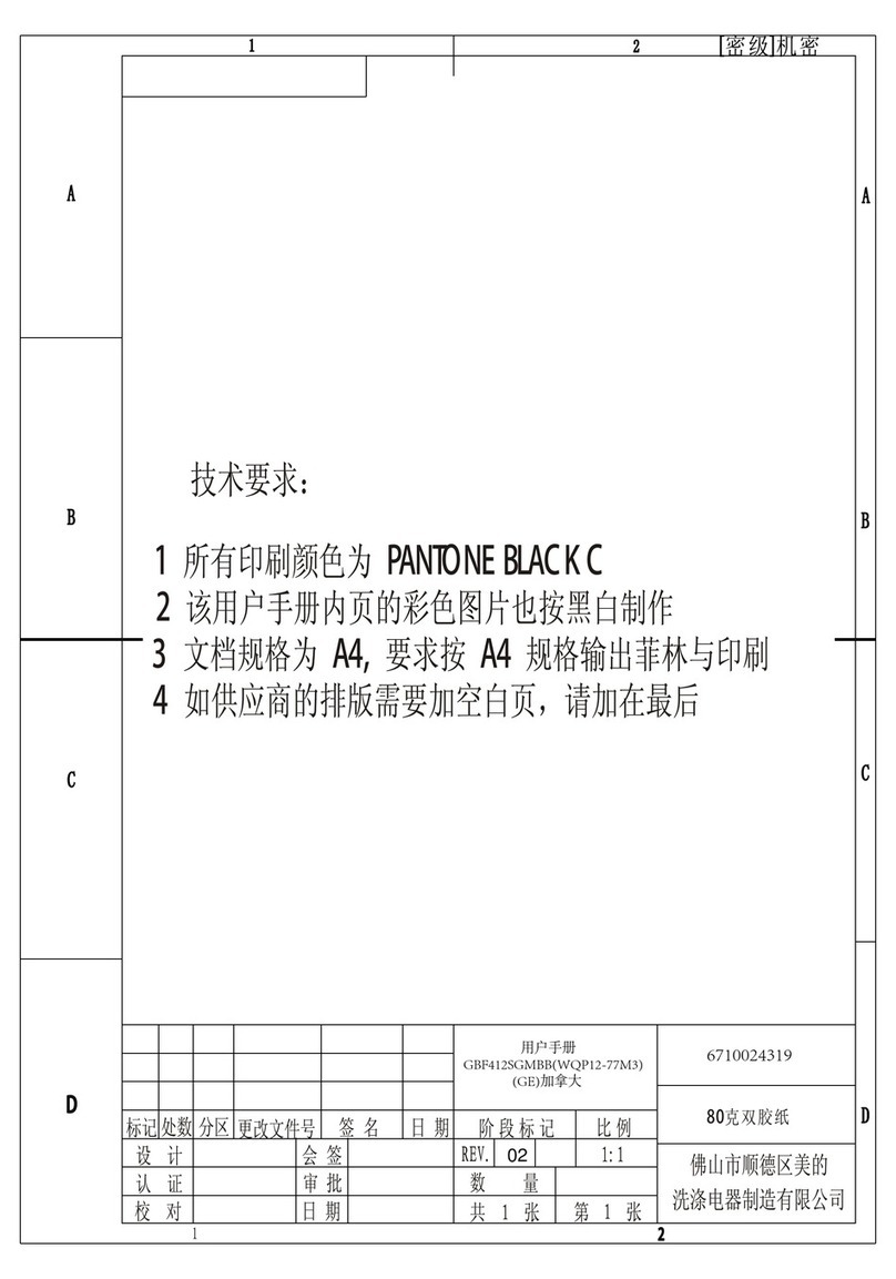 GE GBF 180 Series User manual