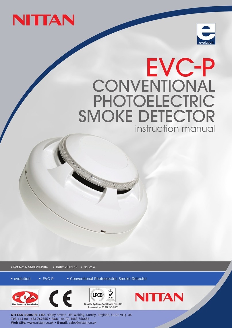 Nittan EVC-P instruction manual