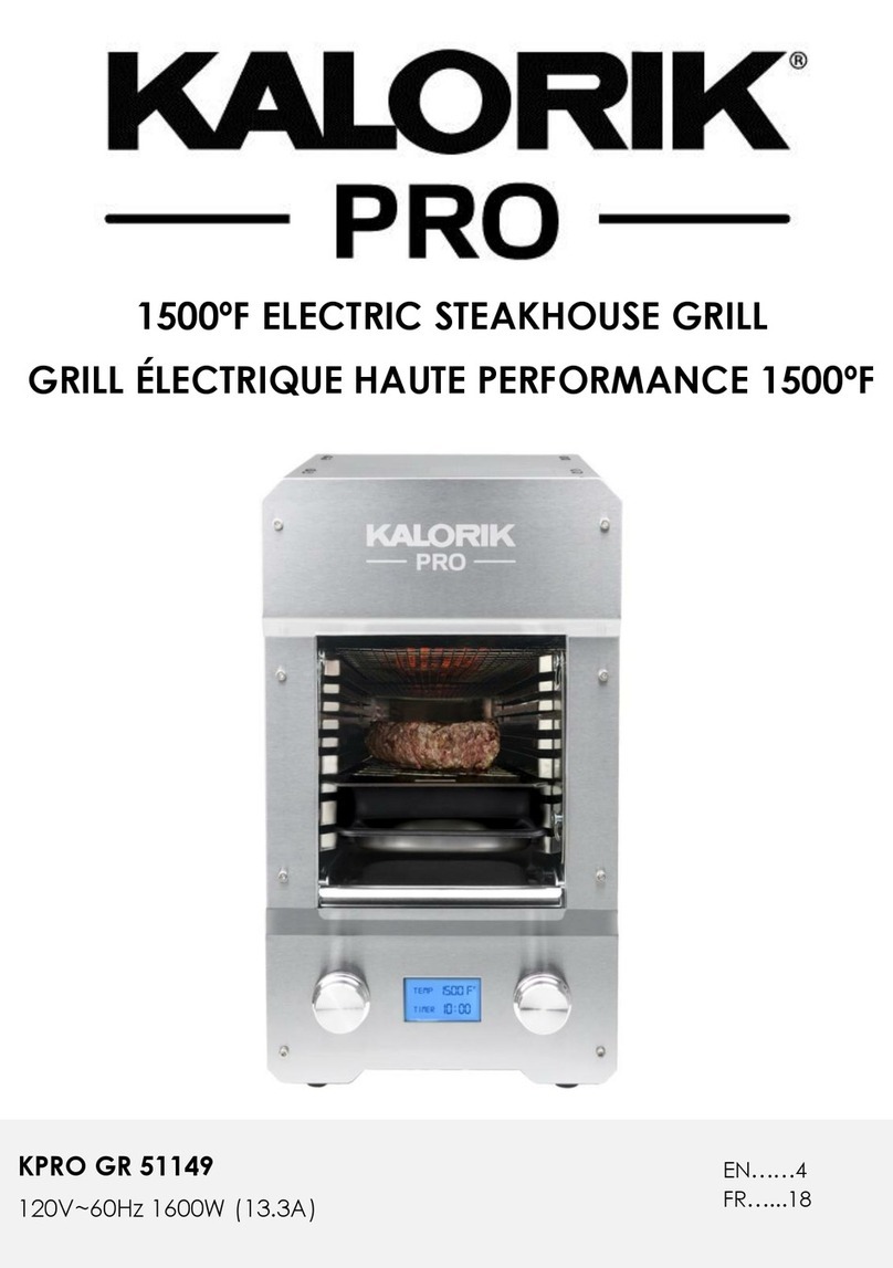 Kalorik KPRO GR 51149 manual