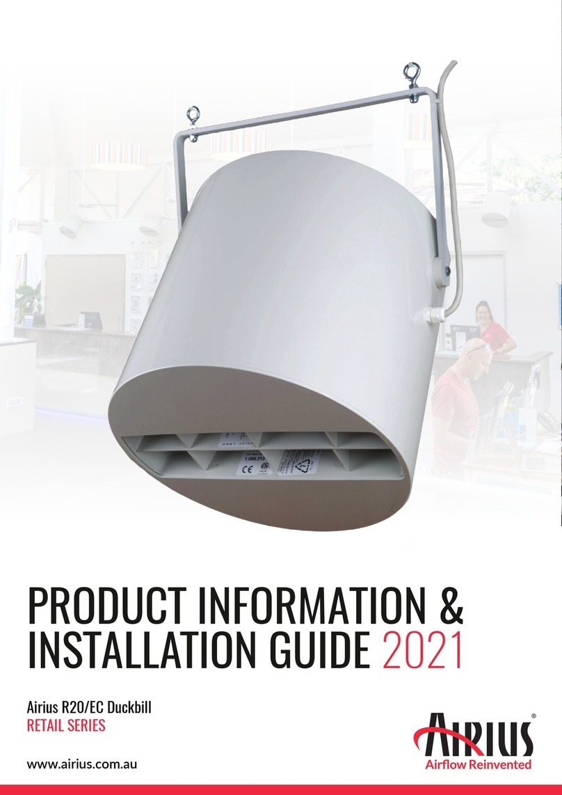 Airius R20/EC Duckbill User manual