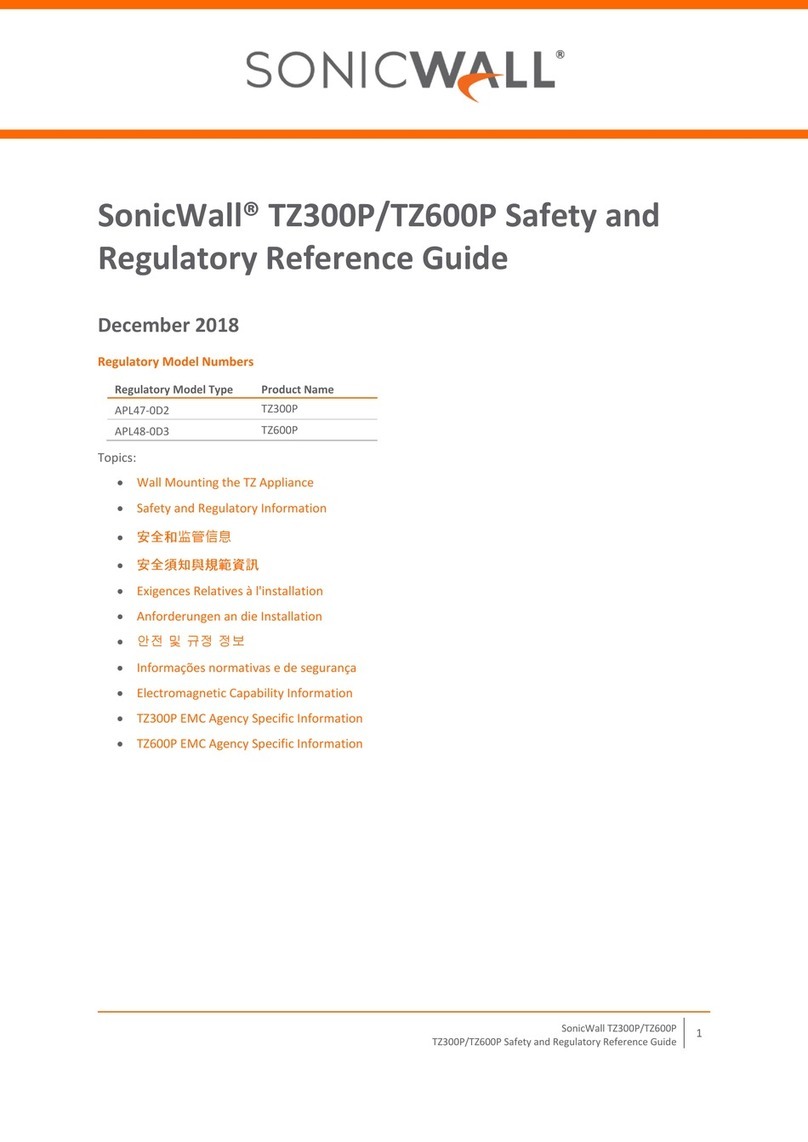 SonicWALL TZ300P Owner's manual