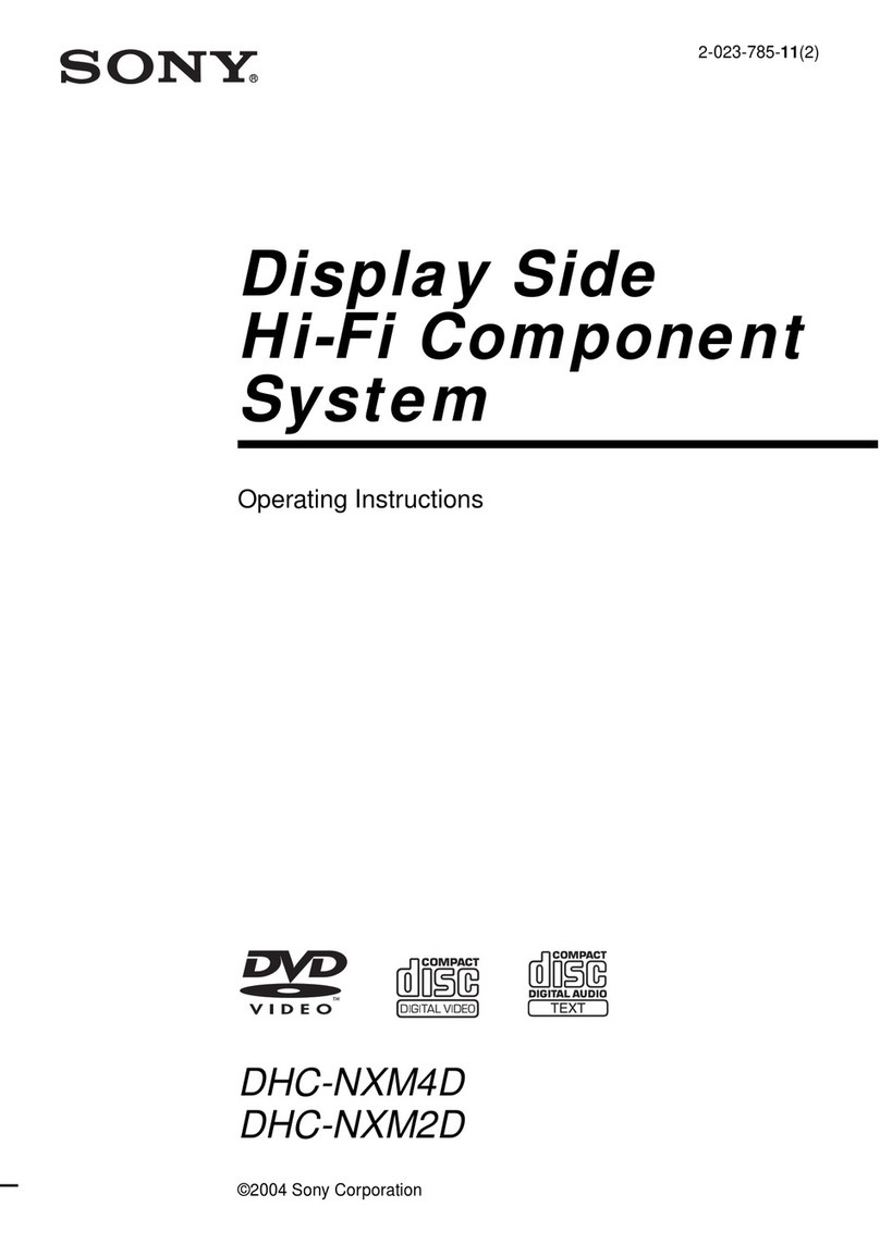 Sony DHC-NXM4D operating instructions