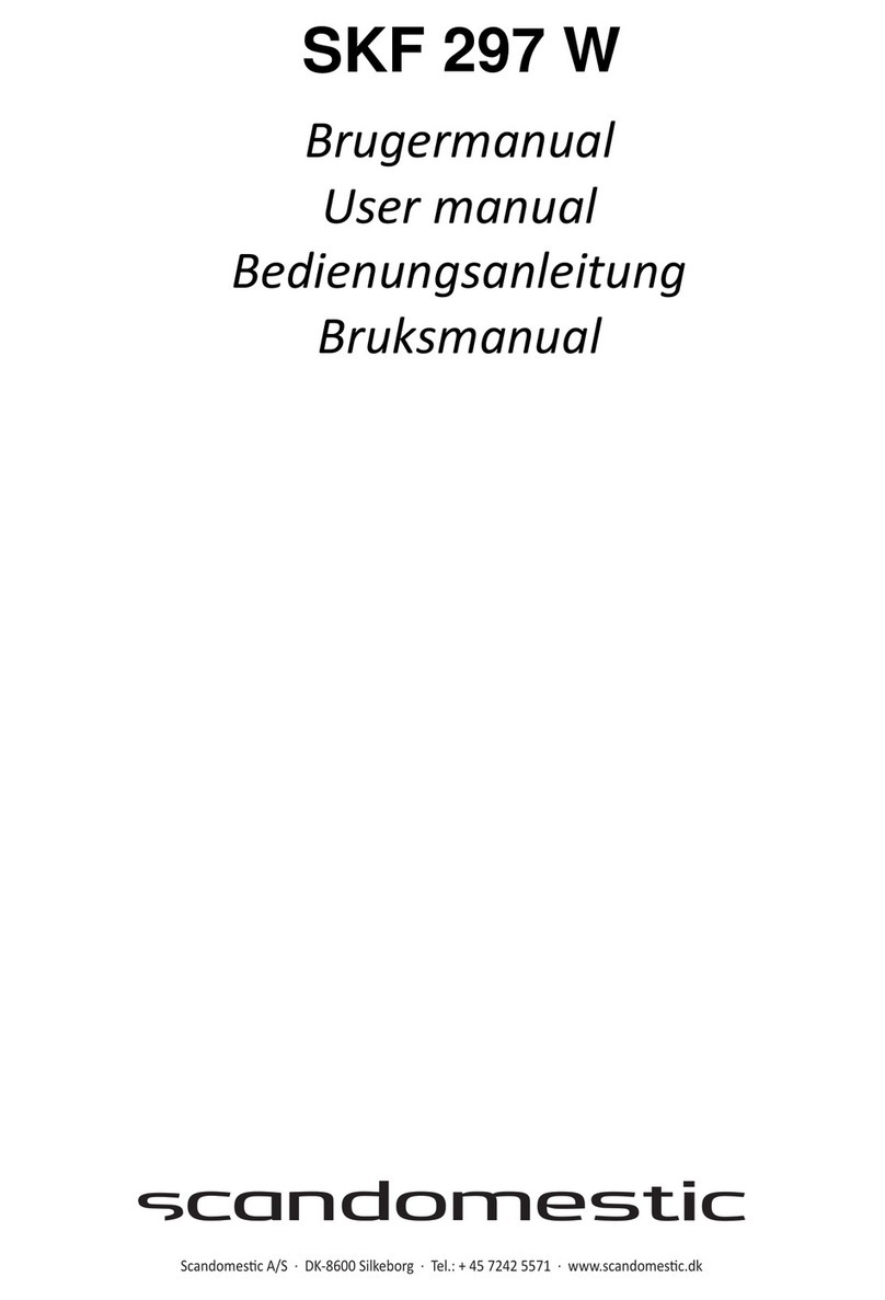 Scandomestic SKF 297 W User manual