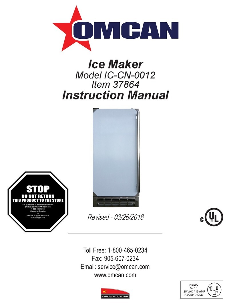 Omcan 37864 User manual