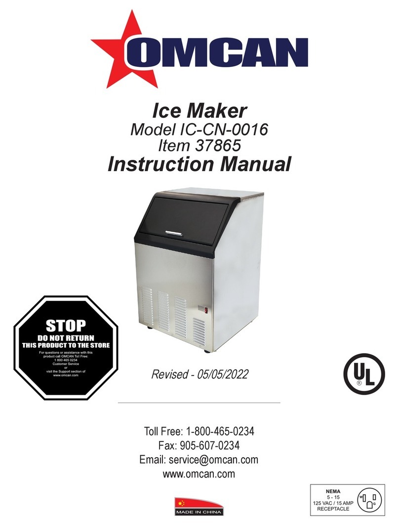 Omcan 37865 User manual Omcan 37865 User manual