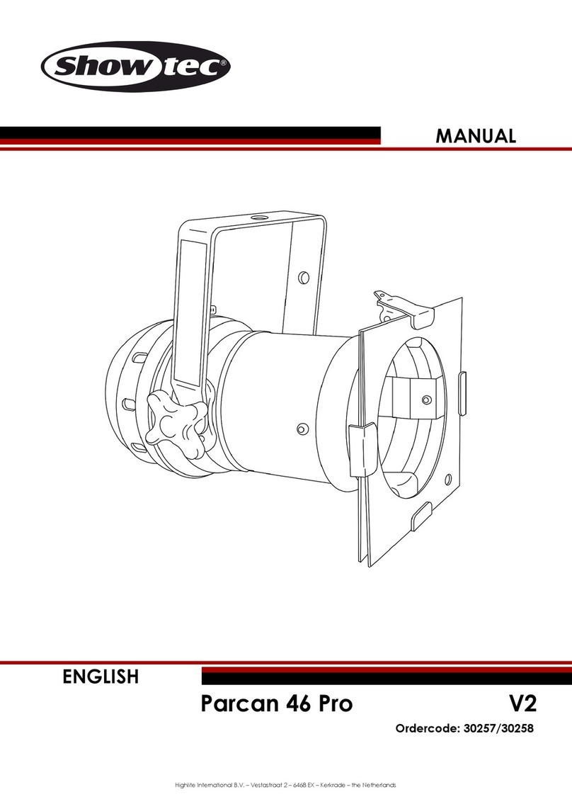 Show Tec Parcan 46 Pro V2 User manual