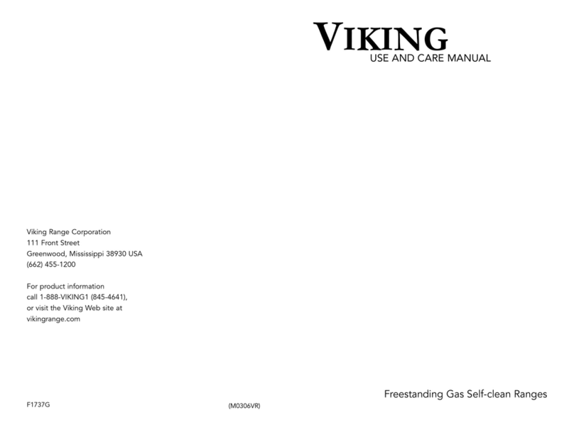 Viking F1737G use and care manual