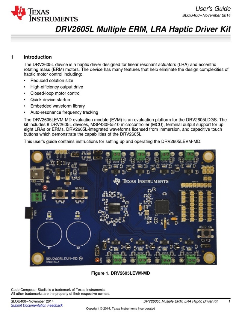 Texas Instruments DRV2605L User manual