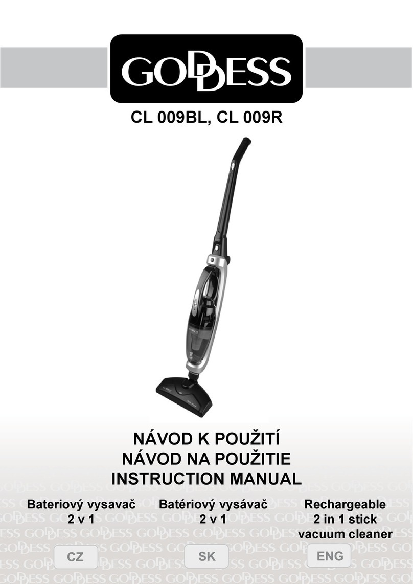 Goddess CL 009BL User manual Goddess CL 009BL User manual