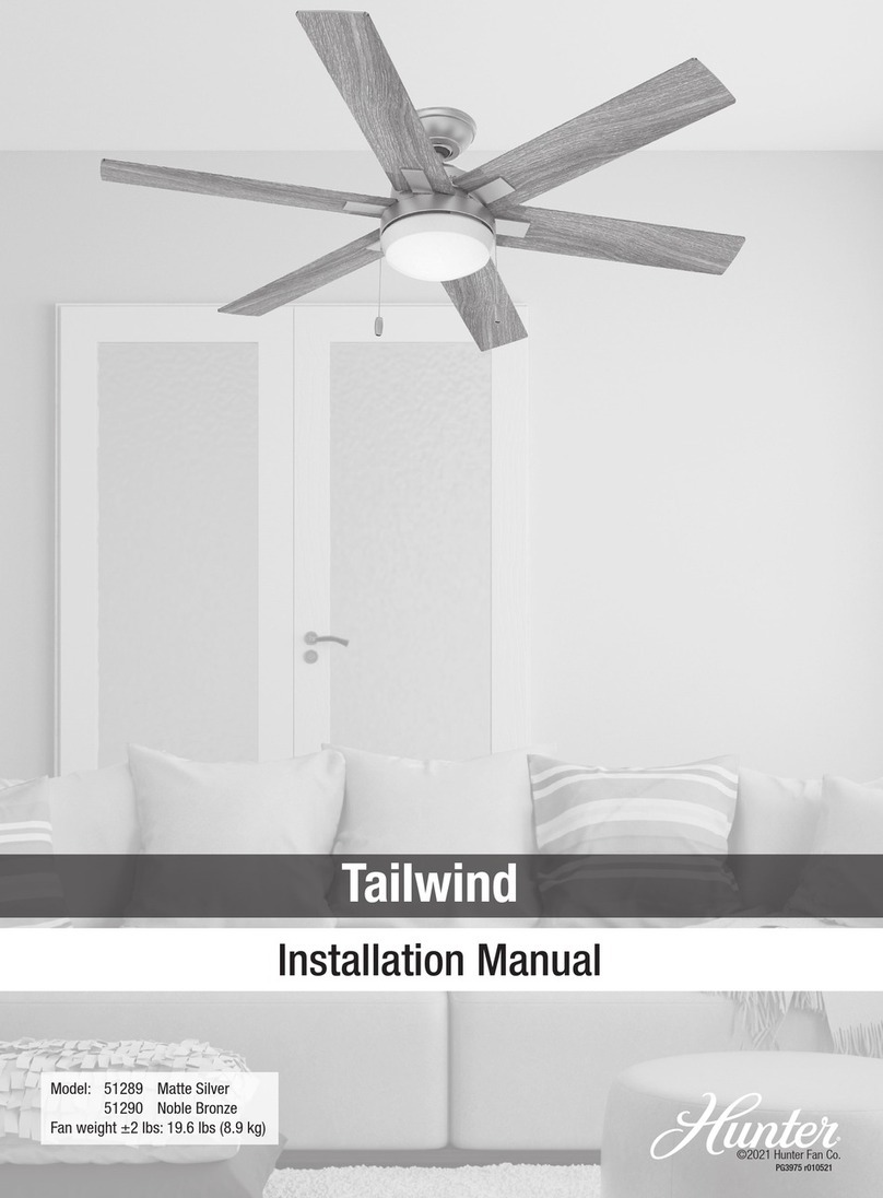 Hunter Tailwind installation manual