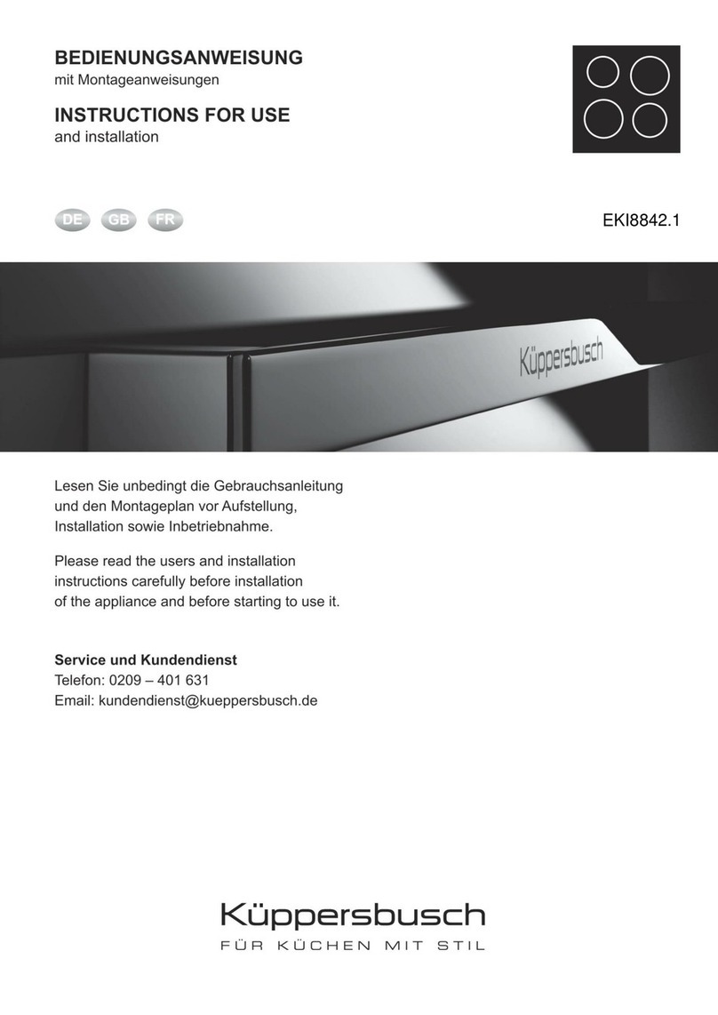 Kuppersbusch EKI8842.1 User manual